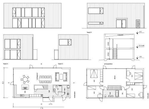 Plantegning 1. ETG — Arkitekthus AH#062 – 210