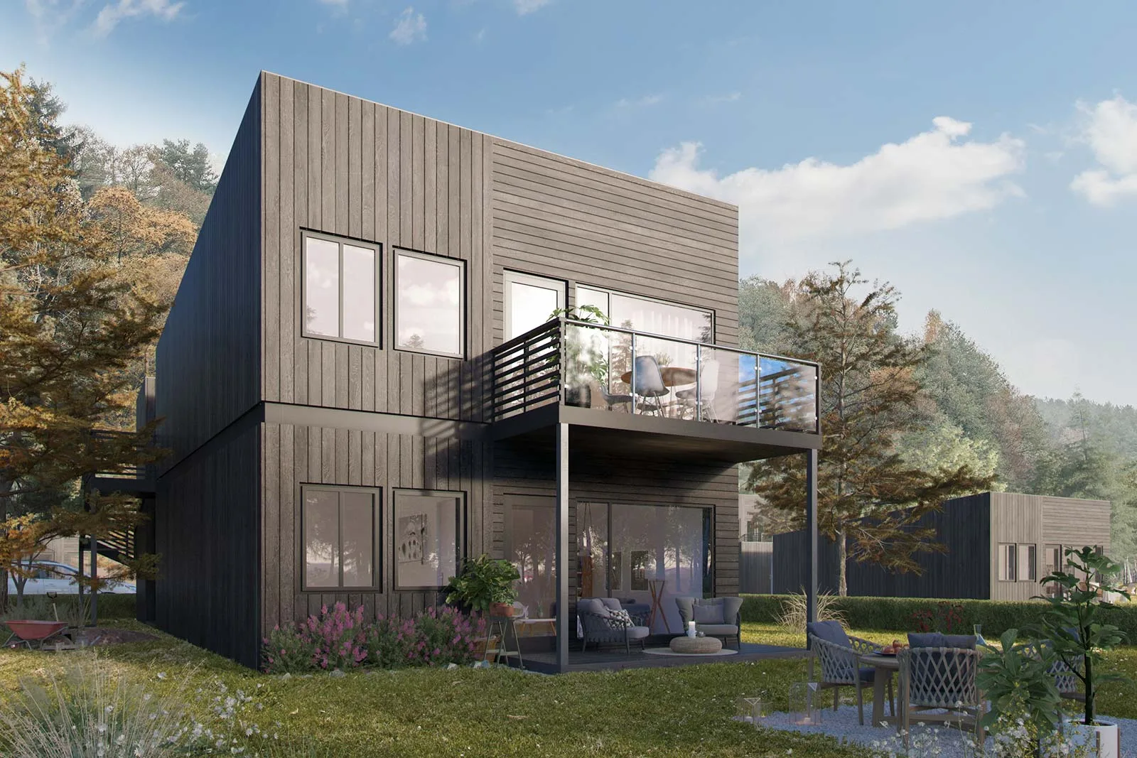 Modulo 2 fra Blå Bolig — hovedfasade