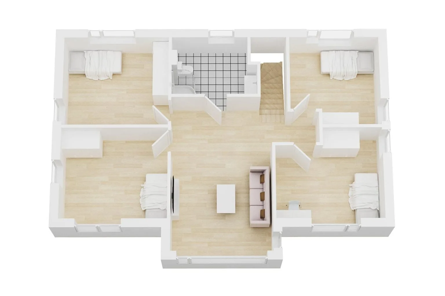 Plantegning 2. ETG — Blå Bolig Porto