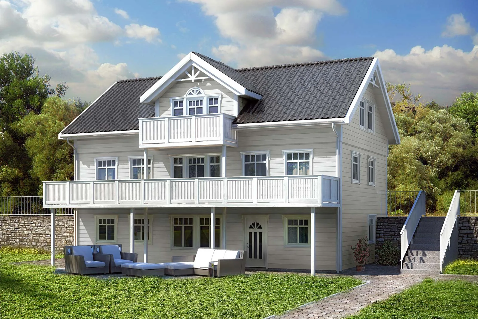 Toscana fra Blå Bolig — herskapelig 144 m²