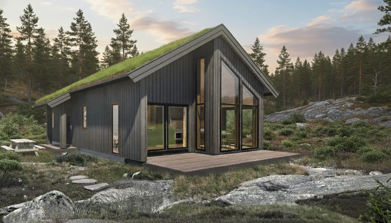 Ljosland fra Eikås Hytter & Hus