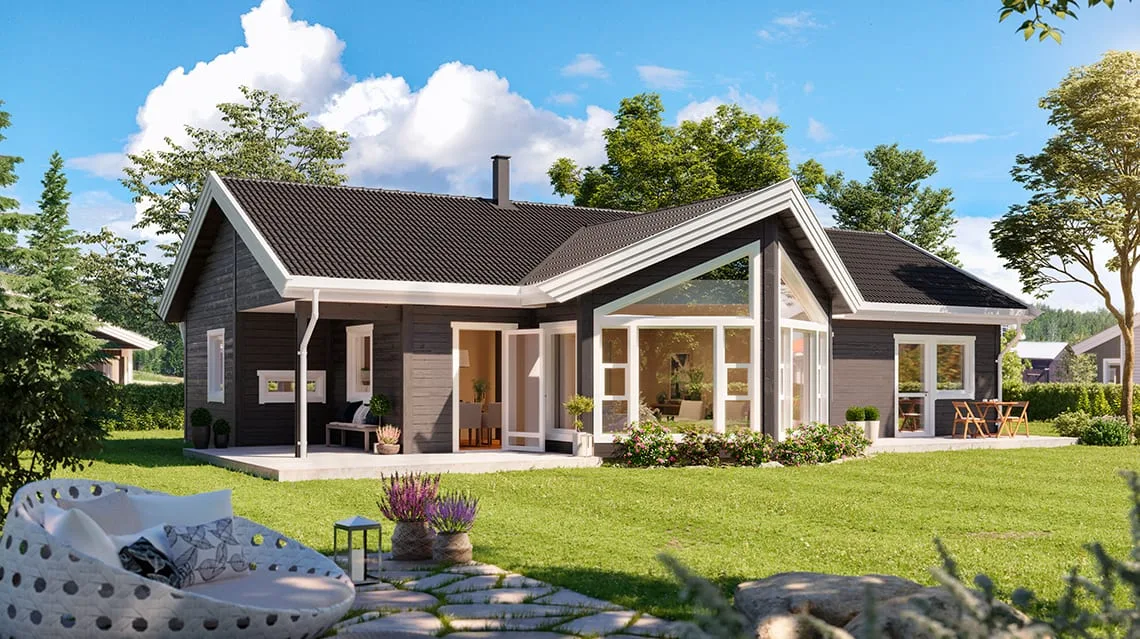 Utsikten fra Hedalm Anebyhus