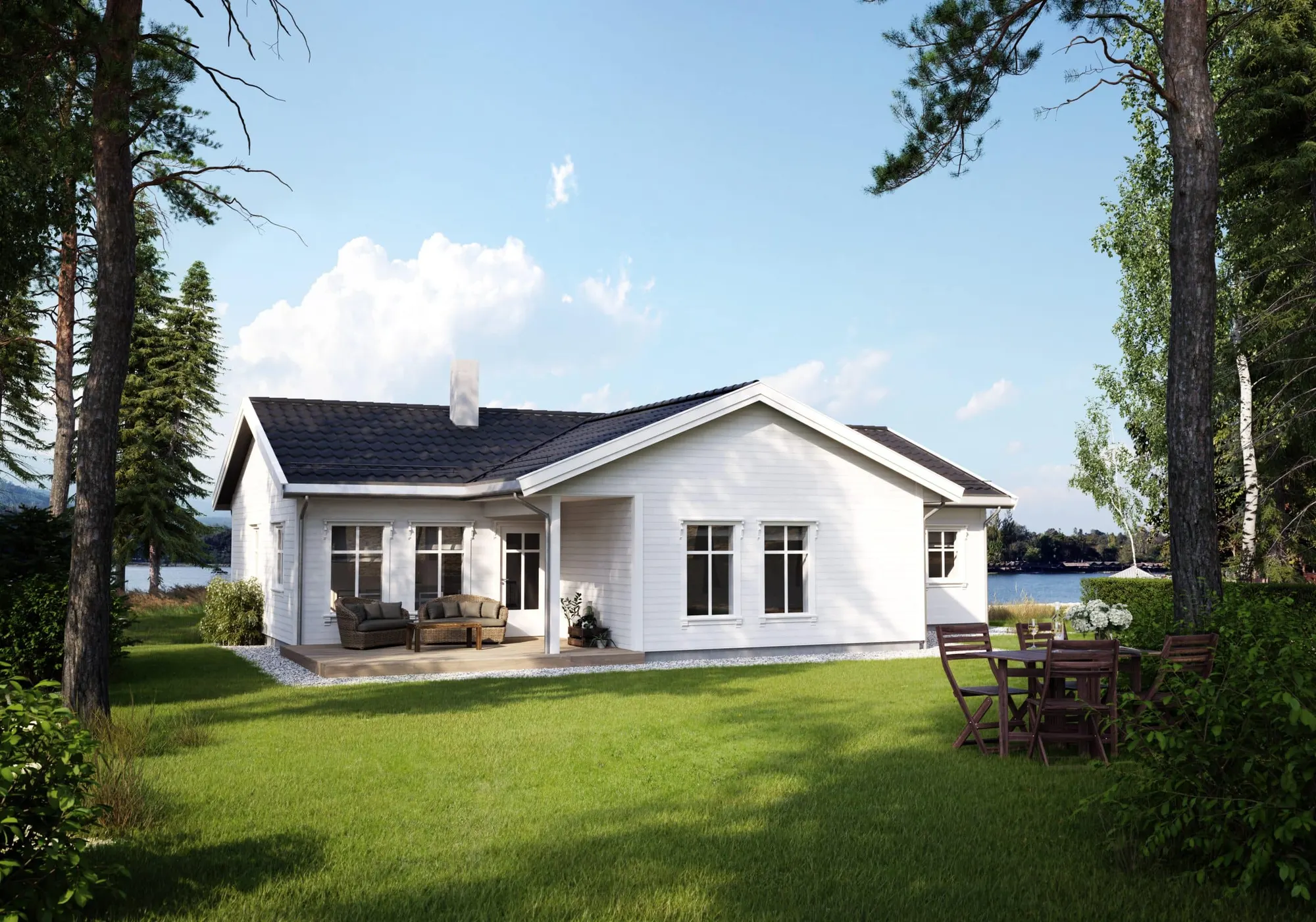 Idyll fra Hellvik Hus