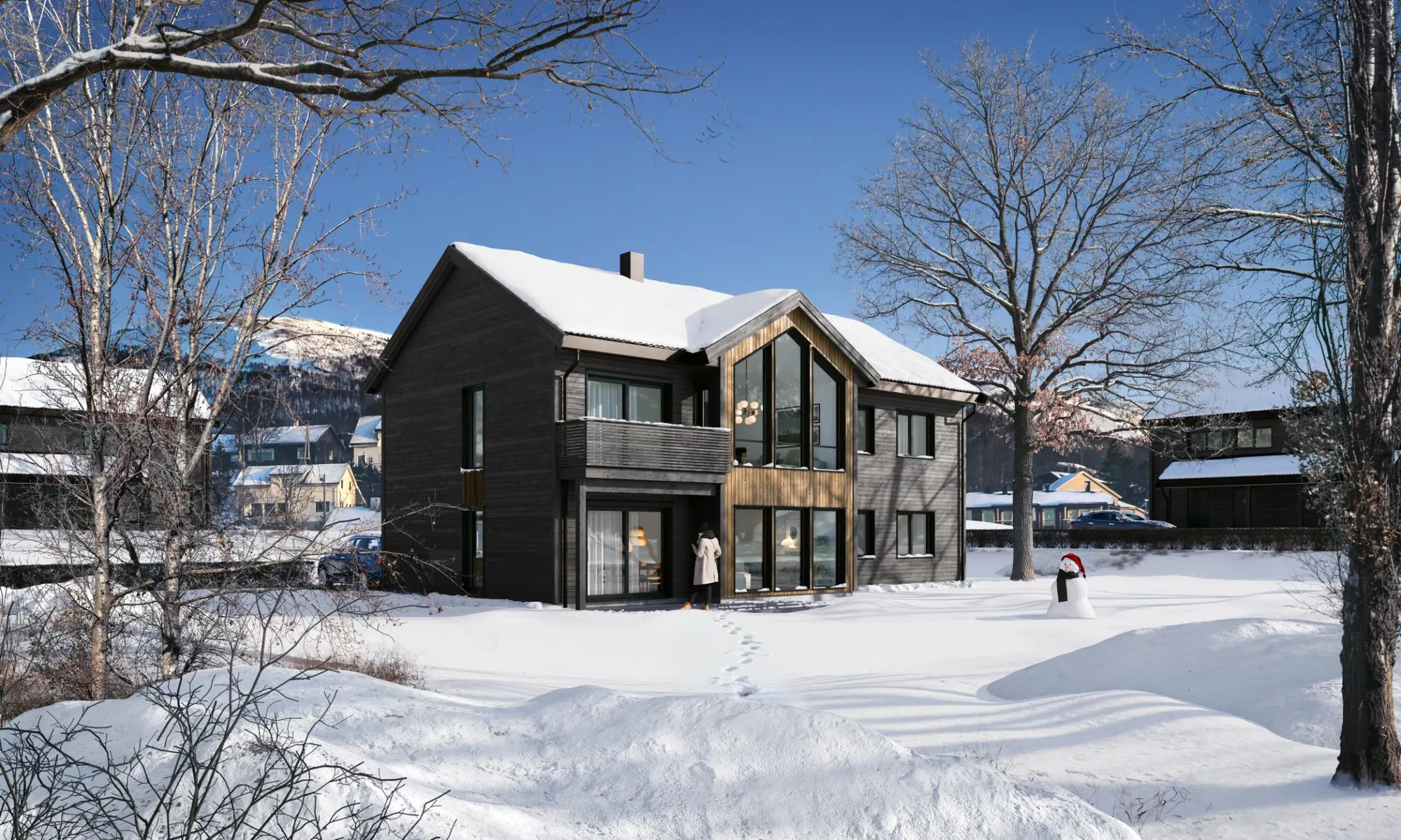 Lun med mulighet for utleie fra Nordbohus